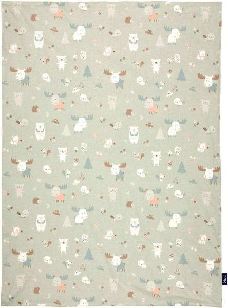 Alvi Babydecke Jersey Baby Forest 75x100 cm