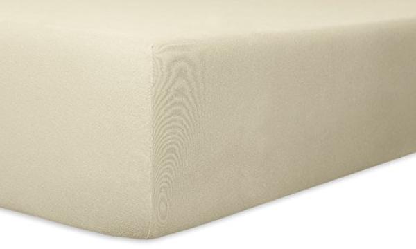 Kneer Easy-Stretch Spannbetttuch 140x200 - 160x220 cm creme (12)