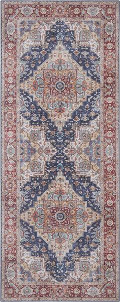 Vintage Teppich Sylla Indigoblau - 80x200x0,5cm