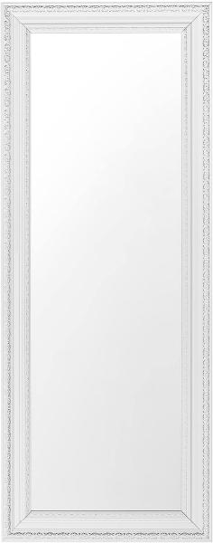 Wandspiegel weiß / silber rechteckig 50 x 130 cm VERTOU