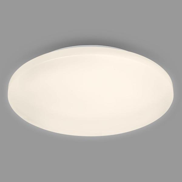 BRILONER - LED Deckenlampe, LED Deckenleuchte Bad, IP44 Spritzwasserschutz, Badezimmerlampe, warmweißes Licht, 400 mm, Weiß