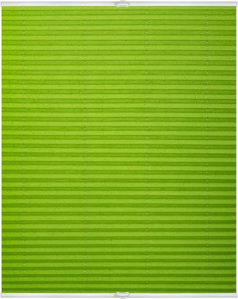 Lichtblick Plissee Klemmfix, ohne Bohren, verspannt, grün, 130 x 75 x 3 cm