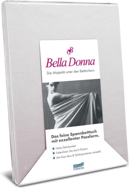 Formesse Bella-Donna Jersey Spannbettlaken | 200x220 - 200x240 cm | silber