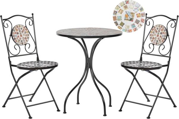 Bistro Set Schwarz CASARIO