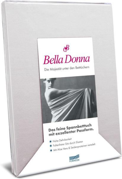Formesse Bella-Donna Jersey Spannbettlaken | 120x200 - 130x220 cm | silber