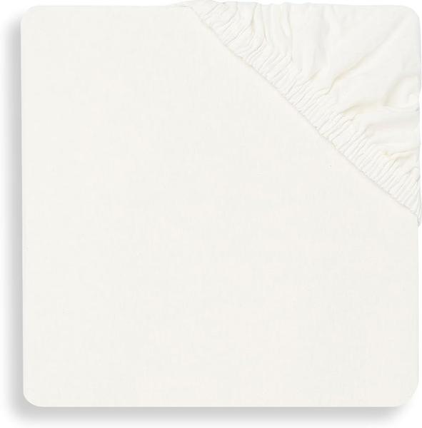 Jollein Jersey Spannbettlaken Ivory 75 x 95 cm Weiß off white