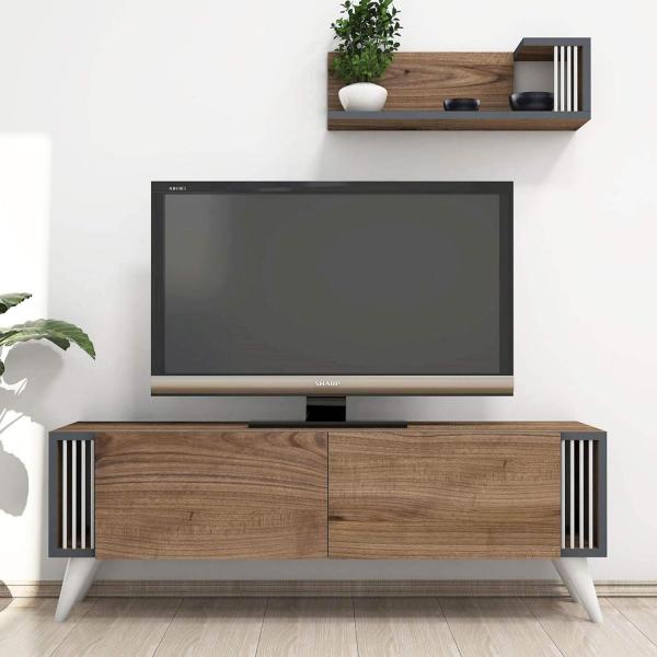 Homemania TV-Schrank Nicol 120x31x42 cm Walnuss