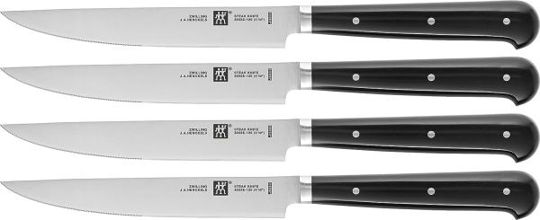 Zwilling Steakset mit Welle, 4 TLG, Edelstahl, Schwarz-Silber, 1 x 1 x 1 cm, 4-Einheiten