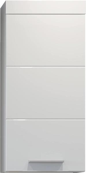 Badezimmer Hängeschrank Devon in weiß Hochglanz 35 x 75 cm