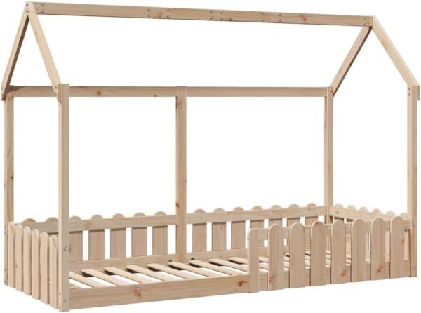 Kinderbett Hausbett 80x200 cm Massivholz Kiefer 850689