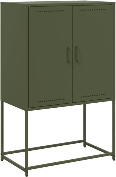 TV-Schrank Olivgrün 68x39x60,5 cm Stahl 846522