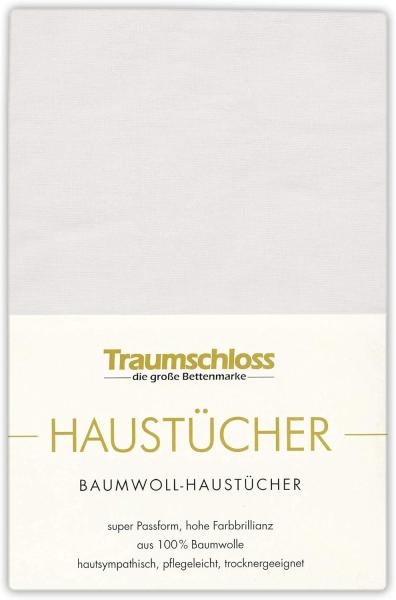 Betttuch Haustuch, Traumschloss, 100% Baumwolle, Gummizug: ohne, (1 Stück), aus 100% Baumwolle, ohne Gummizug