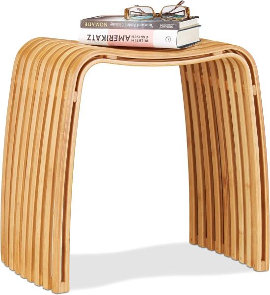 Garderoben Hocker im Bambus Design 10021491