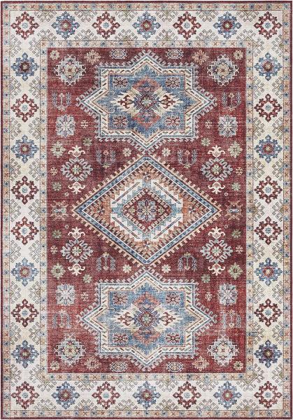 Vintage Teppich Gratia Rubinrot - 200x290x0,5cm