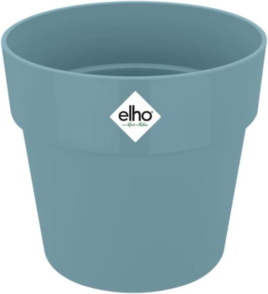 elho B. for Original Rund 30 - Blumentopf für Innen - Ø 29. 5 x H 27. 3 cm - Blau/Taubenblau