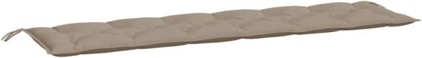 Gartenbank-Auflage Taupe 200x50x7 cm Oxford-Gewebe