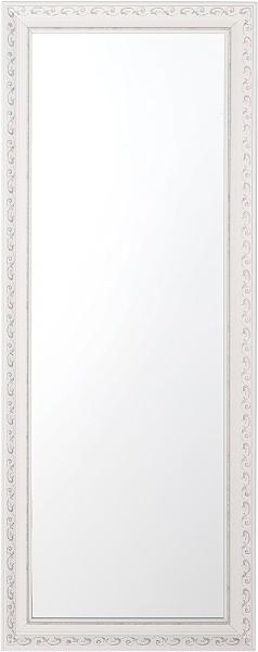 Wandspiegel weiß / silber rechteckig 50 x 130 cm MAULEON