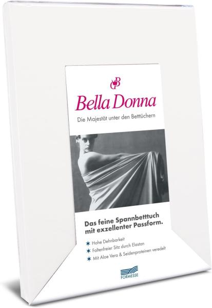 Formesse Bella-Donna Jersey Spannbettlaken | 120x200 - 130x220 cm | weiss