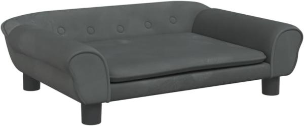 Kindersofa Dunkelgrau 70x45x26 cm Samt 3196402