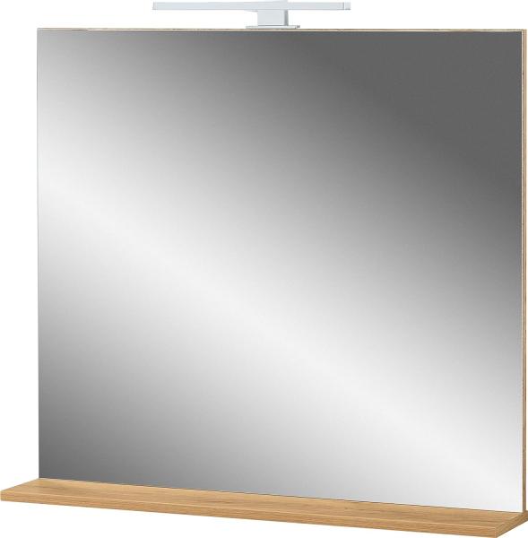Badspiegel '1429 Pescara' inkl. LED-Beleuchtung, Eiche Navarra
