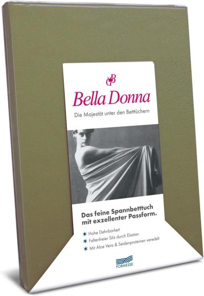 Formesse Bella-Donna Jersey Spannbettlaken | 200x220 - 200x240 cm | olive