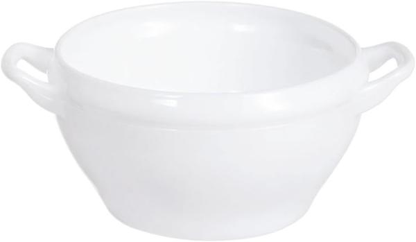 Suppentasse Hartglas weiß 540ml.