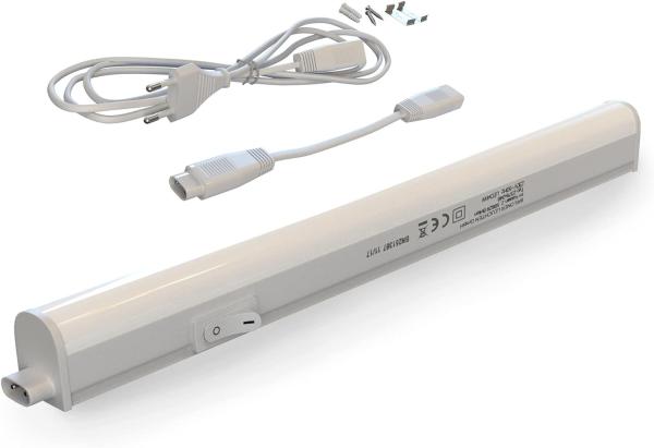 BRILONER - Unterbauleuchte Küche LED, 31,3 cm, neutralweißes Licht, Schrankbeleuchtung, LED Leiste erweiterbar, Unterbaulampe 4W, 400 lm