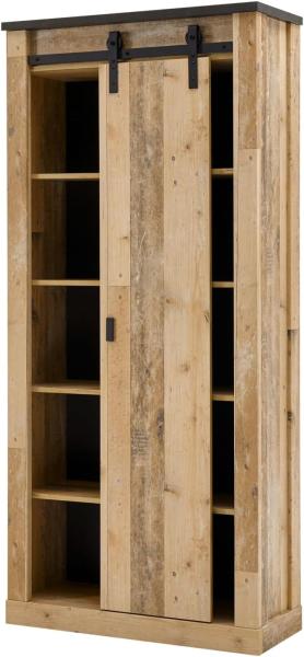 Badezimmer Hochschrank Stove in Used Wood hell 93 x 201 cm