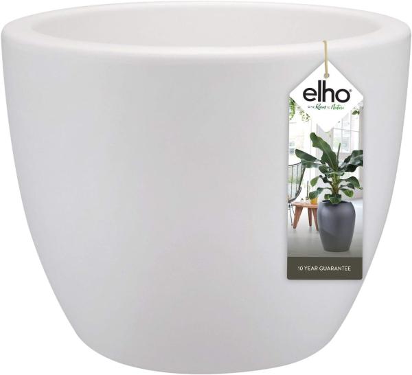 Elho Pure Soft Round Wheels 60 - Blumentopf - Weiss - Drinnen & Draußen - Ø 59 x H 44. 5 cm