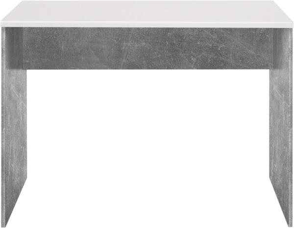 Schreibtisch >Olli< in Beton - 106x75x75cm (BxHxT)