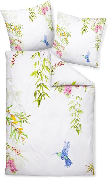 Janine Mako-Satin Bettwäsche Modern Art S 42110-09 Multicolor