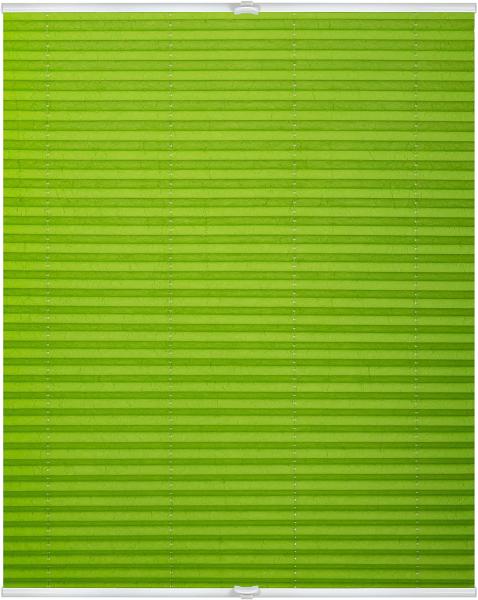 Lichtblick Plissee Klemmfix, ohne Bohren, verspannt, grün, 130 x 45 x 3 cm