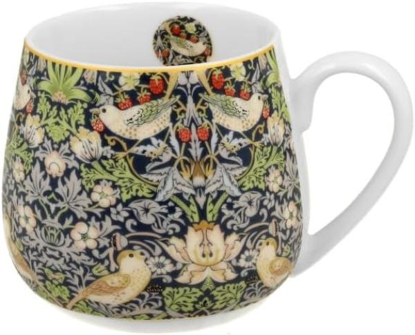 DUO ART GALLERY Fassbecher 430 ml STRAWBERRY THIEF BLUE New Bone China Porzellan Bild 2