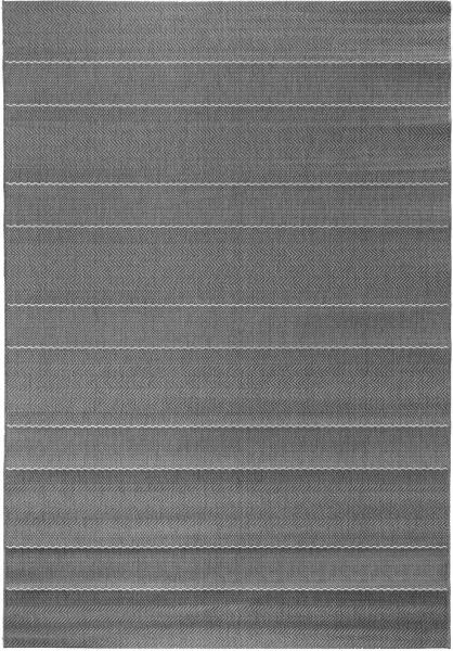 In & Outdoor Flachgewebe Teppich Fürth grau - 120x170x0,8cm