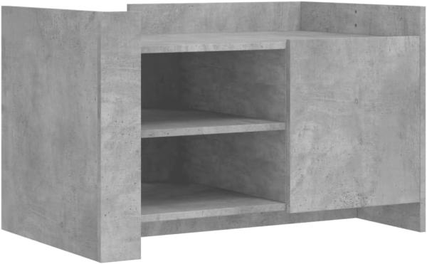 Couchtisch Betongrau 80x50x50 cm Holzwerkstoff 848356