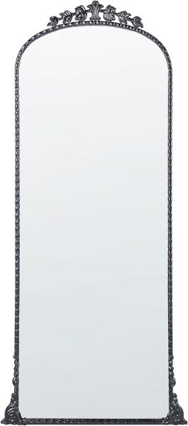 Wandspiegel schwarz Metall 51 x 114 cm LIVRY