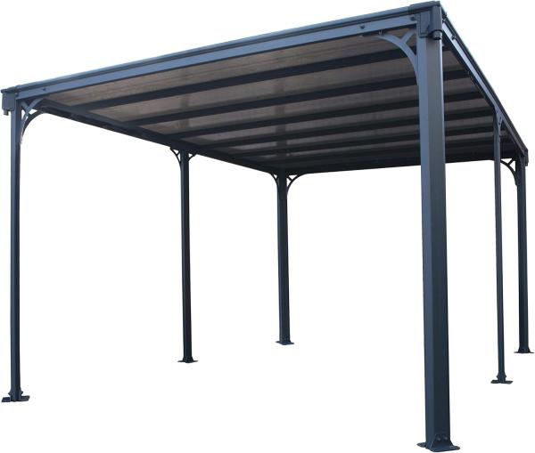 Palram - Canopia 'Milano 4300' Pavillon, Aluminium, Anthrazit, 309x426x226 cm