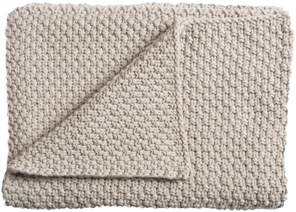 Schardt 'Sunny' Strickdecke beige, 75x100 cm