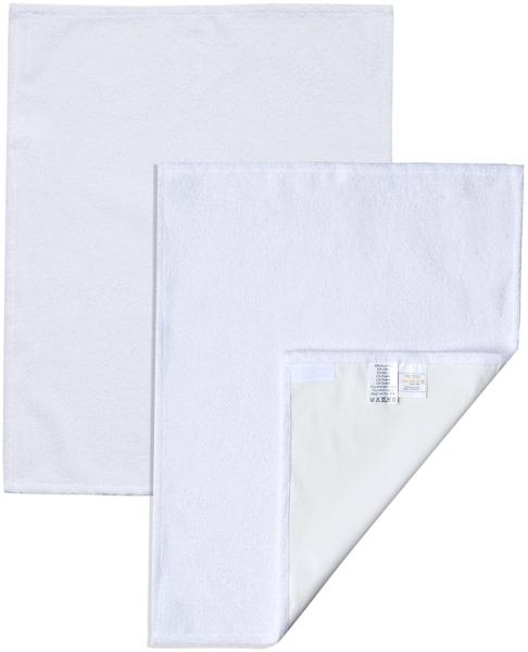 Wechselhandtuch für Wickelauflage Small | Beschichteter Frotteebezug mit Clever-Klett | 2er Set Wechselhandtücher für nordic coast Wickelauflage 50 x 70