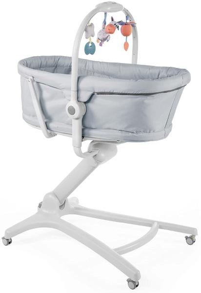 Chicco Baby Hug 4-in-1 Grey Relux Kinderbett Stubenwagen Liegesessel Hochstuhl