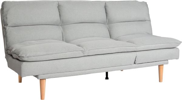 Schlafsofa HWC-M79, Gästebett Schlafcouch Couch Sofa, Schlaffunktion Liegefläche 180x110cm ~ Stoff/Textil mint-grau