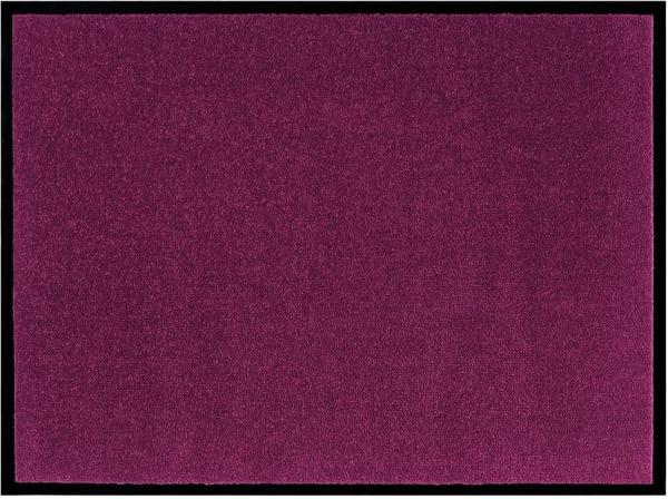 Teppich Boss waschbare In- & Outdoor Fußmatte Uni einfarbig - Violet - 80x120x0,7cm