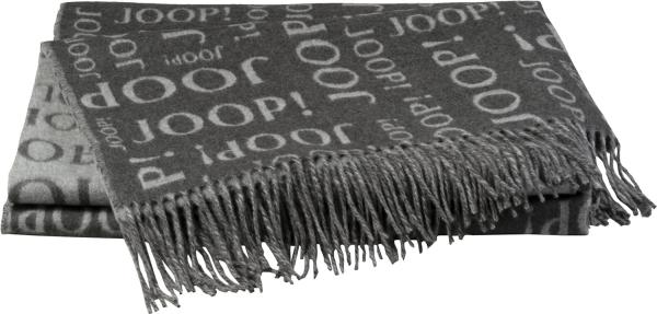 Tagesdecke JOOP! Fine-REPEAT Plaid / Decke Anthrazit 130 x 170cm, JOOP!