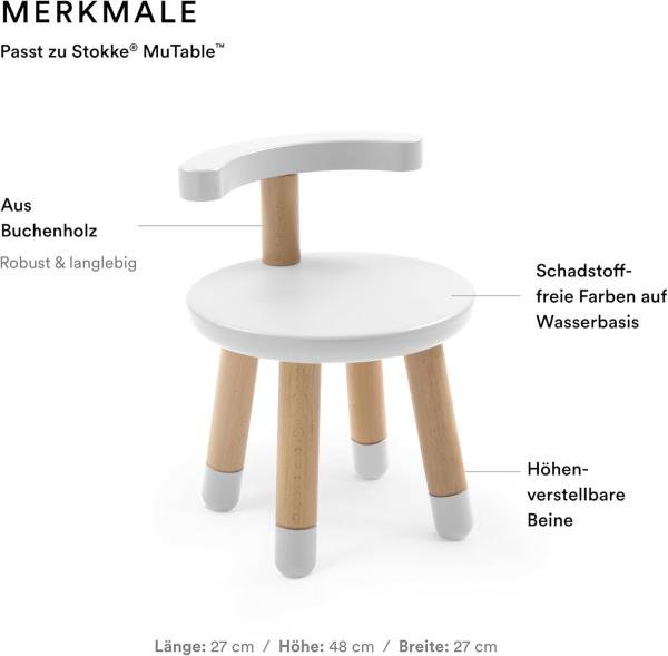 Stokke® MUtable™ Stuhl White Weiß Bild 2