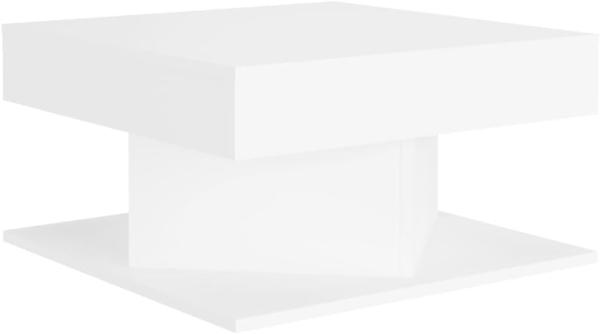 Couchtisch Weiß 57x57x30 cm Holzwerkstoff