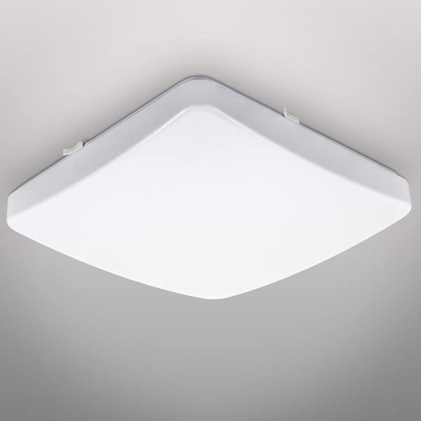 LED Deckenlampe Deckenleuchte 12W warmweiß quadrat Wohnzimmer Flur Küche 27cm