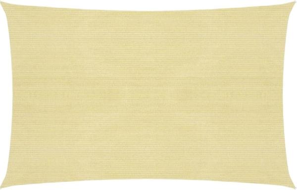 Sonnensegel 160 g/m² Beige 2,5x3 m HDPE