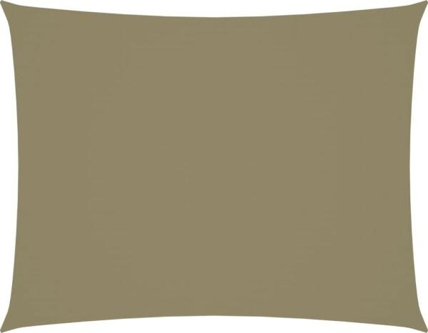 Sonnensegel Oxford-Gewebe Rechteckig 3x4,5 m Beige