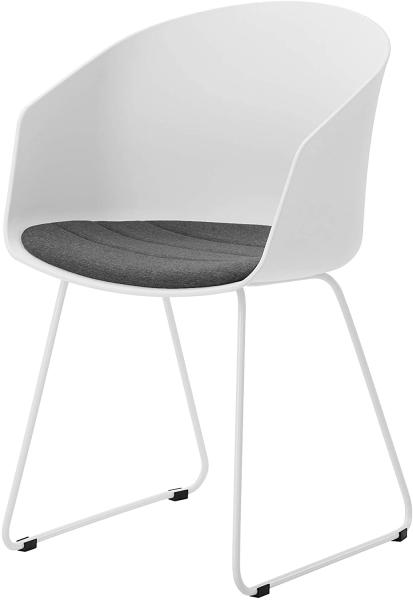 Stuhl MOON 40, Kunststoff weiß