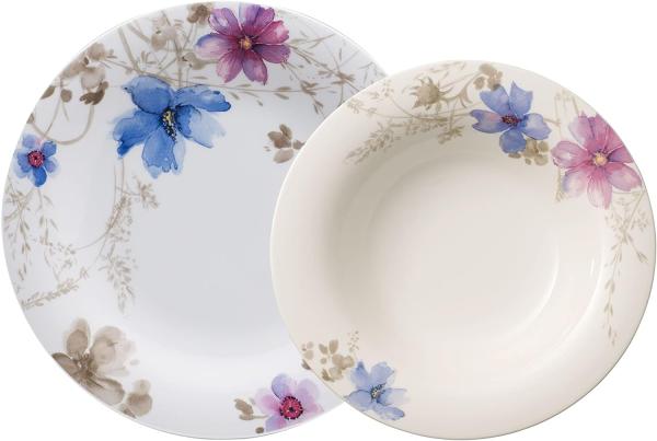 Villeroy & Boch Mariefleur Gris Basic Tafelset 12tlg.